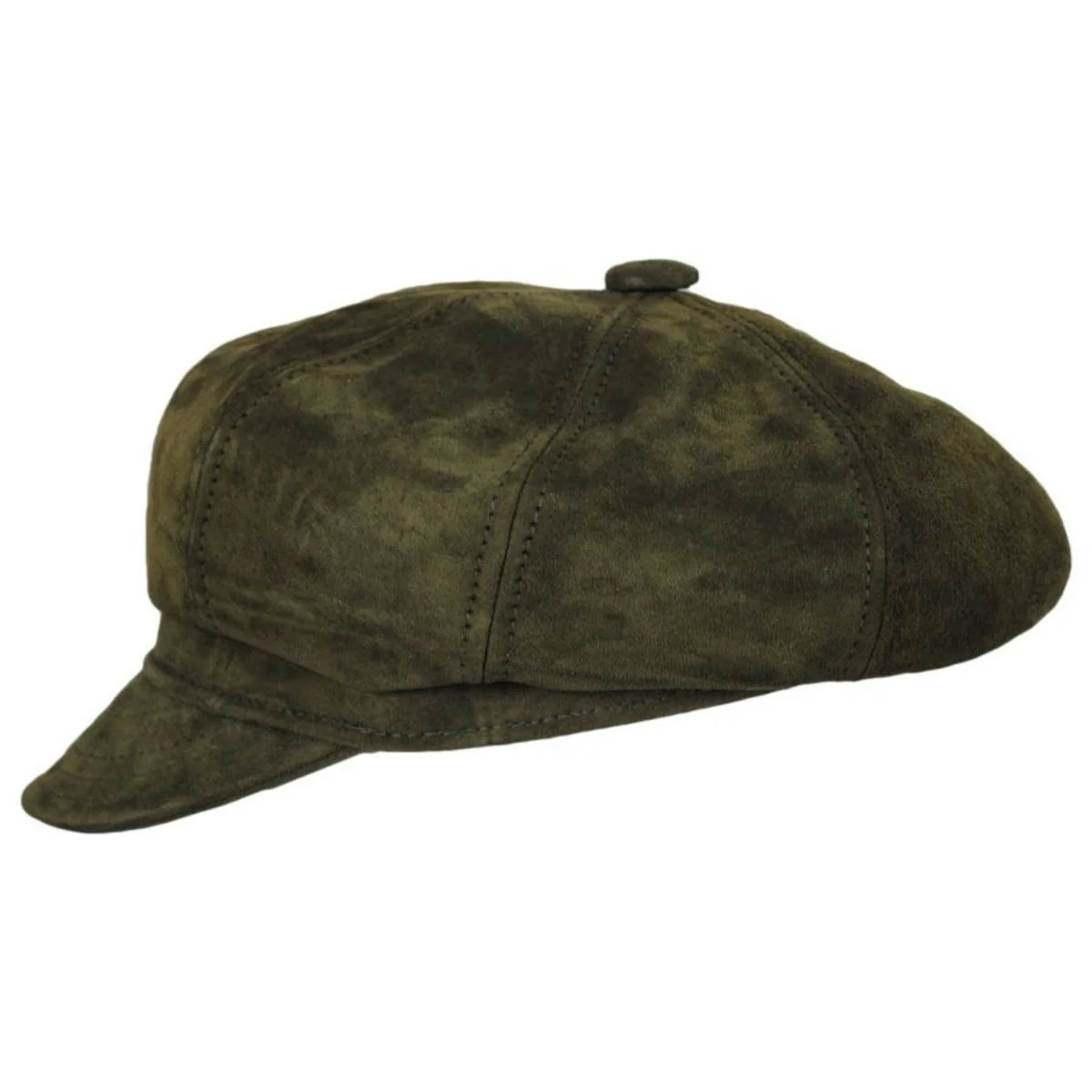 Spitfire Suede Leather Newsboy Cap - Image 3