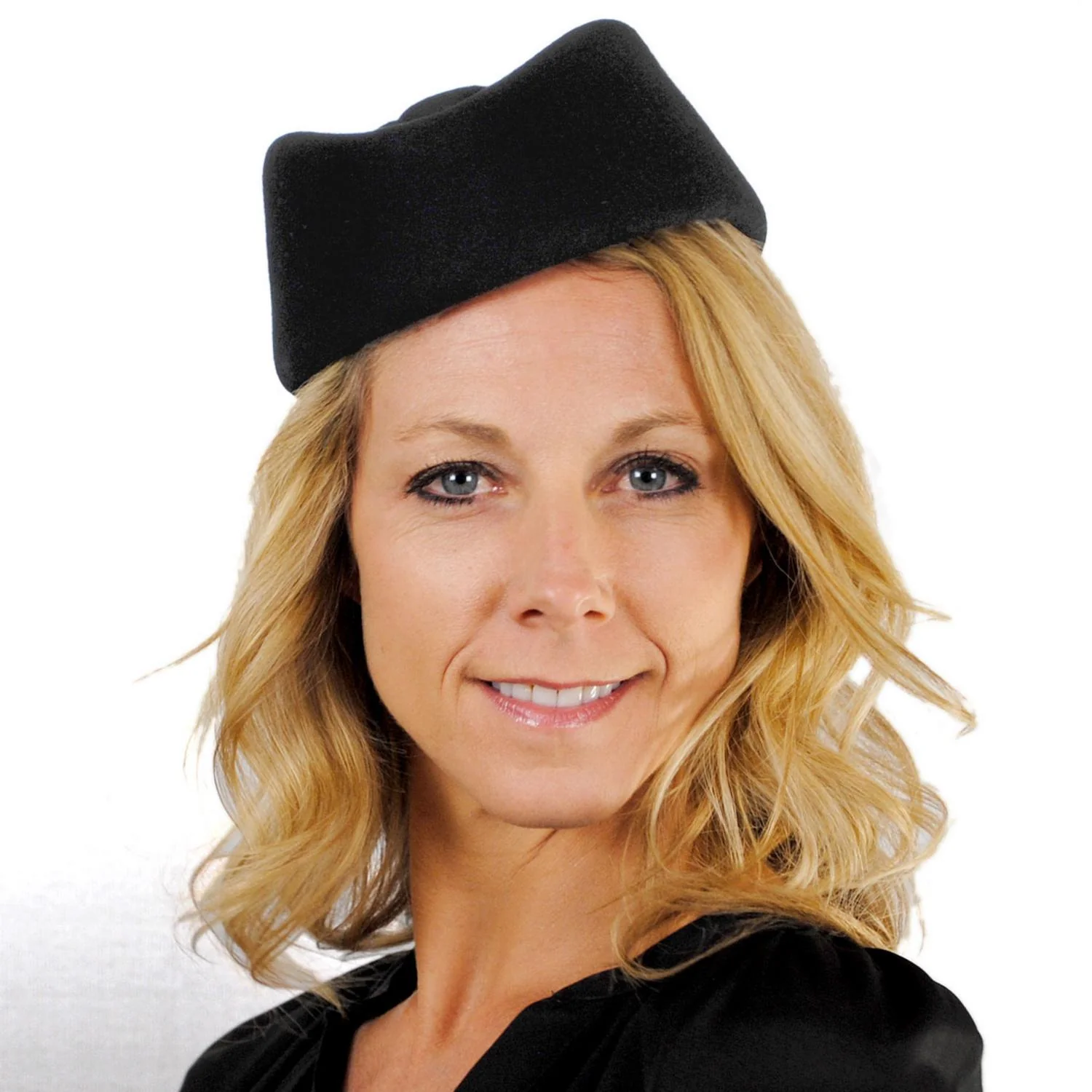 Stewardess Wool Felt Pillbox Hat - Image 13
