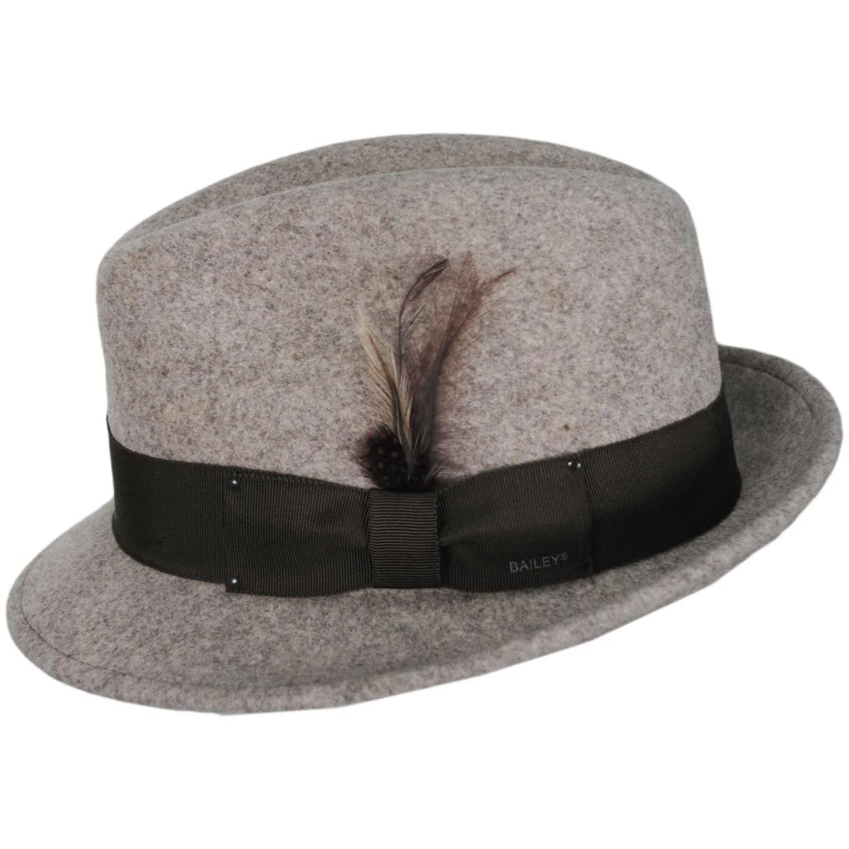 Tino Wool LiteFelt Trilby Fedora Hat - Natural Mix - Image 3