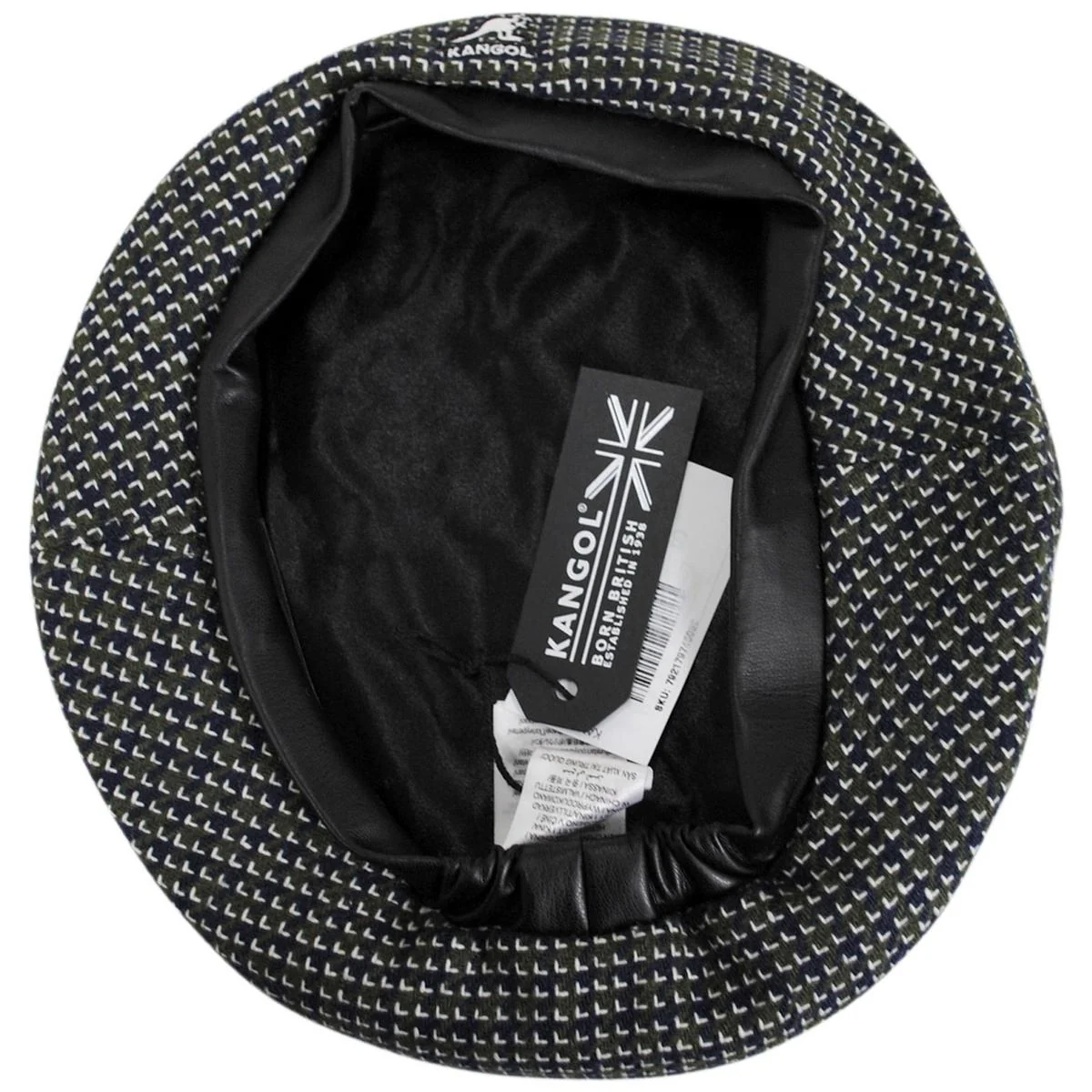 Tooth Grid Knit Beret - Image 4