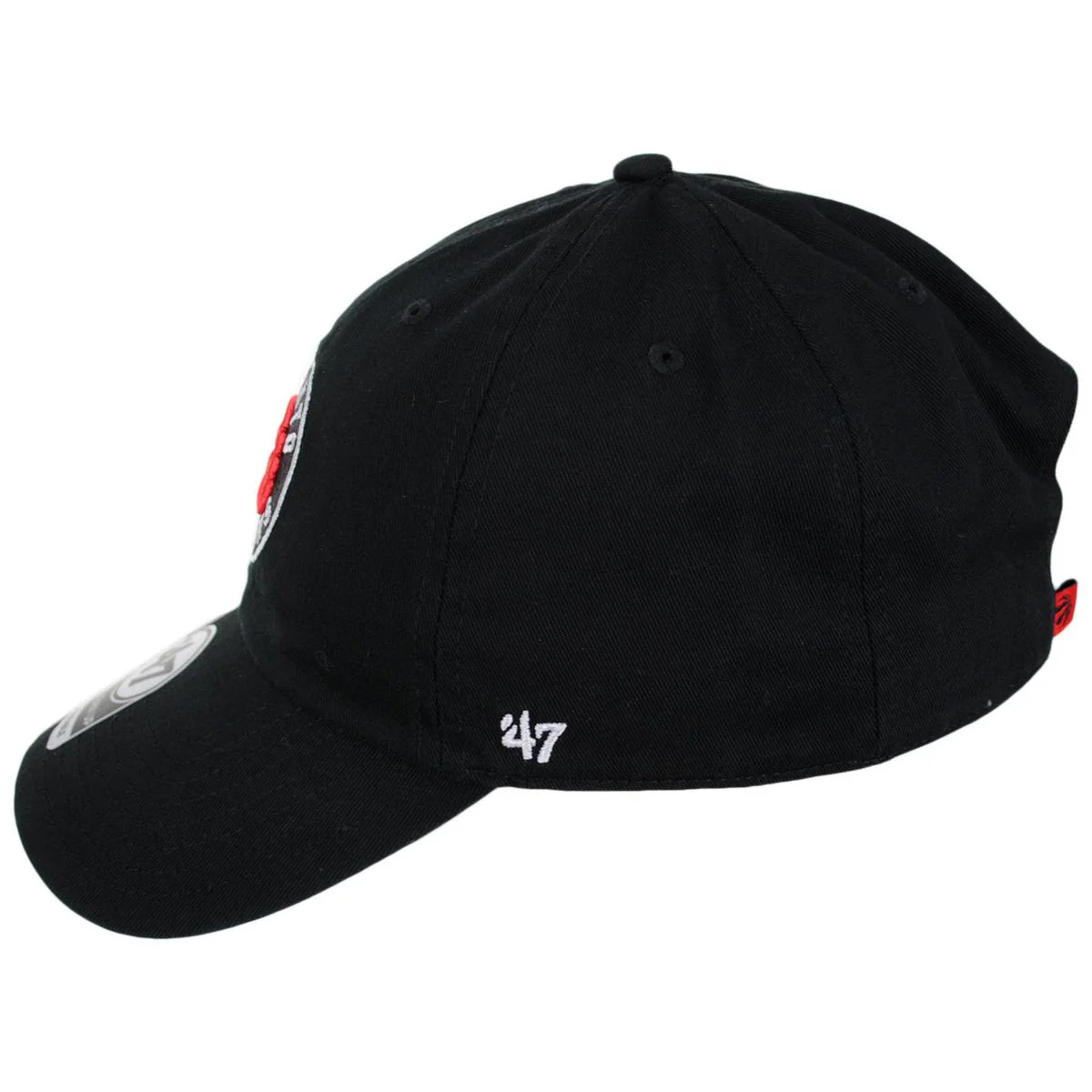 Toronto Raptors NBA Clean Up Strapback Baseball Cap Dad Hat - Image 3