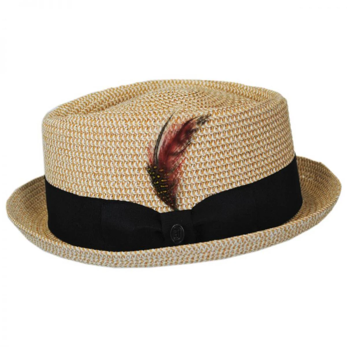 Toyo Straw Diamond Crown Fedora Hat - Image 5