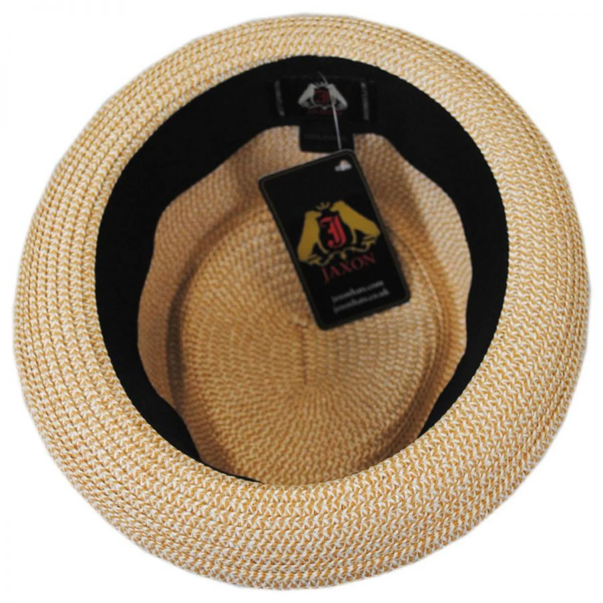 Toyo Straw Diamond Crown Fedora Hat - Image 6