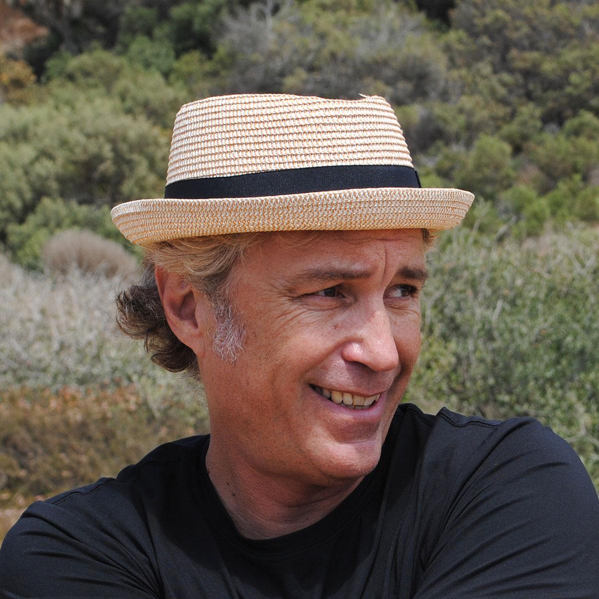 Toyo Straw Diamond Crown Fedora Hat - Image 7