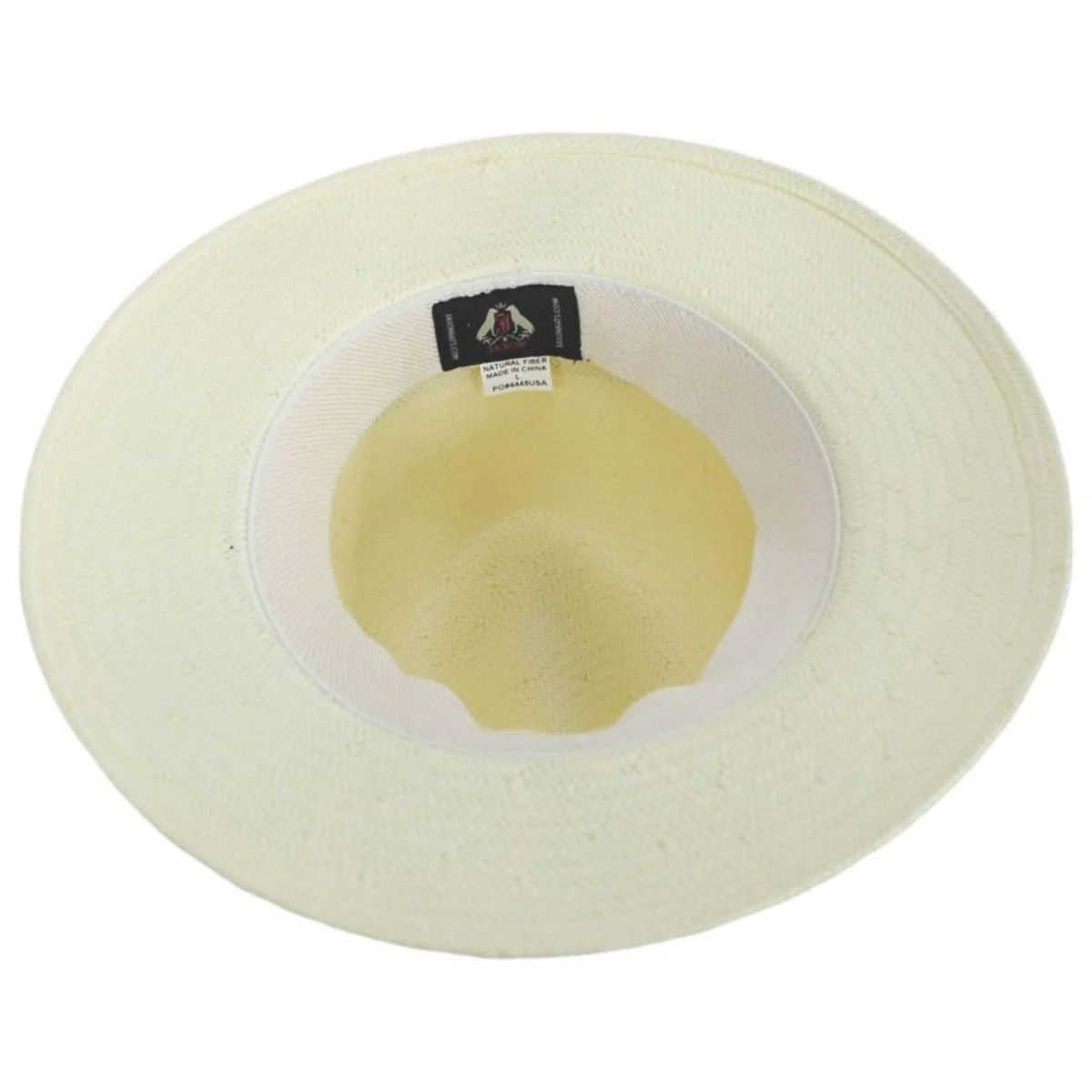 Toyo Straw Safari Fedora Hat - Green Band - Image 6