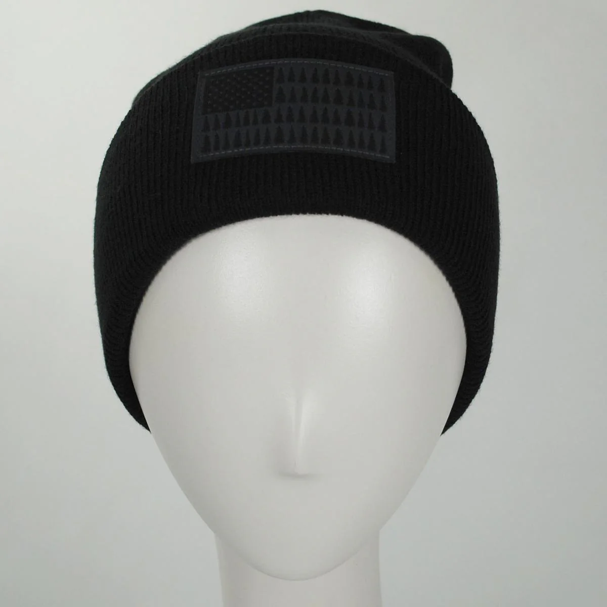 Tree Flag Acrylic Knit Cuffed Beanie Hat - Image 2