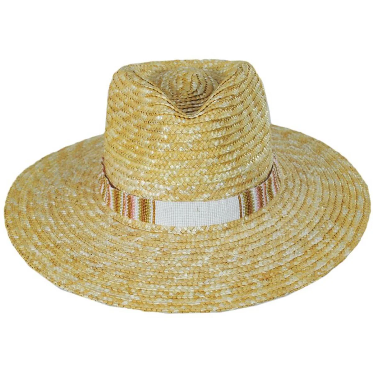 Tulum Wheat Straw Fedora Hat - Image 2