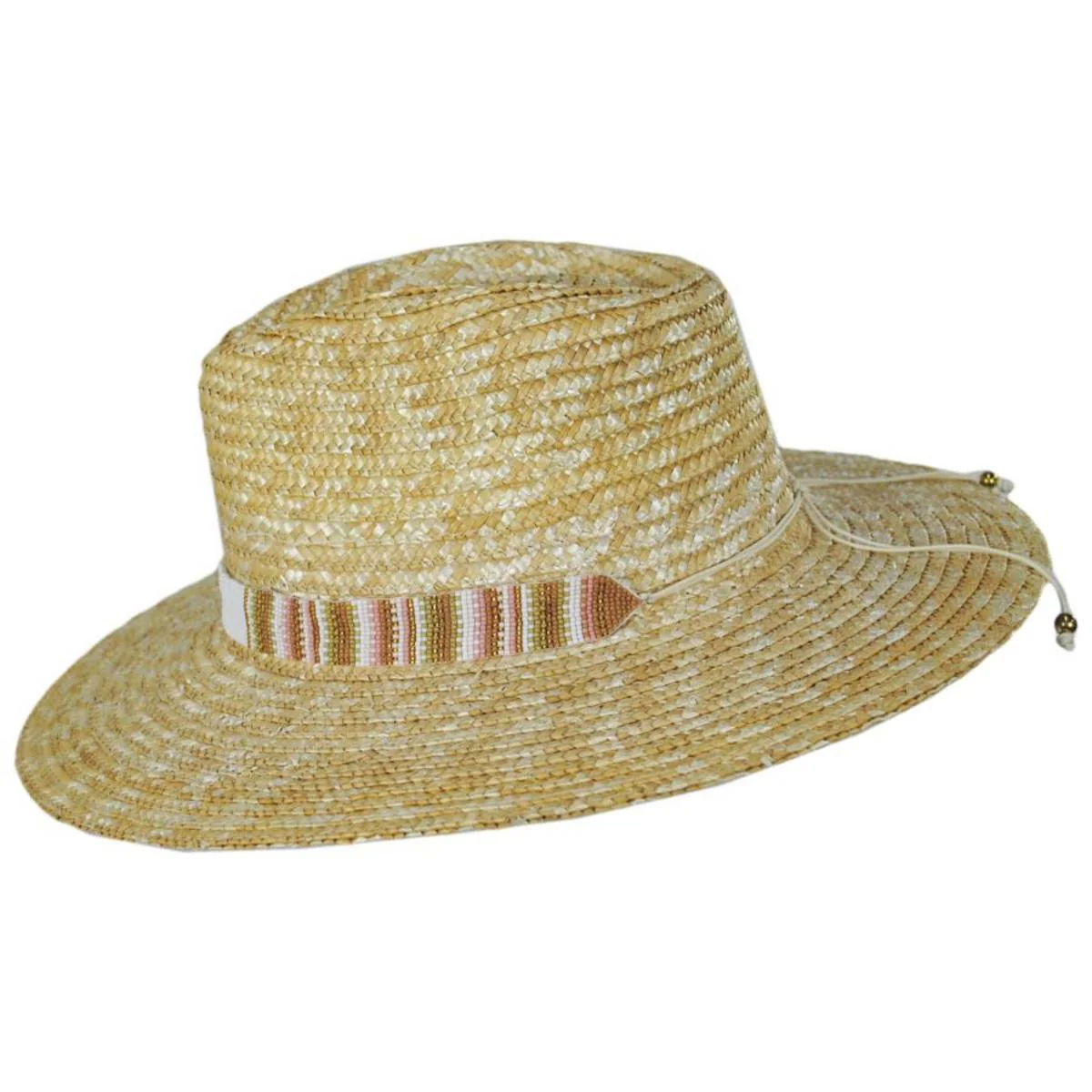 Tulum Wheat Straw Fedora Hat - Image 3