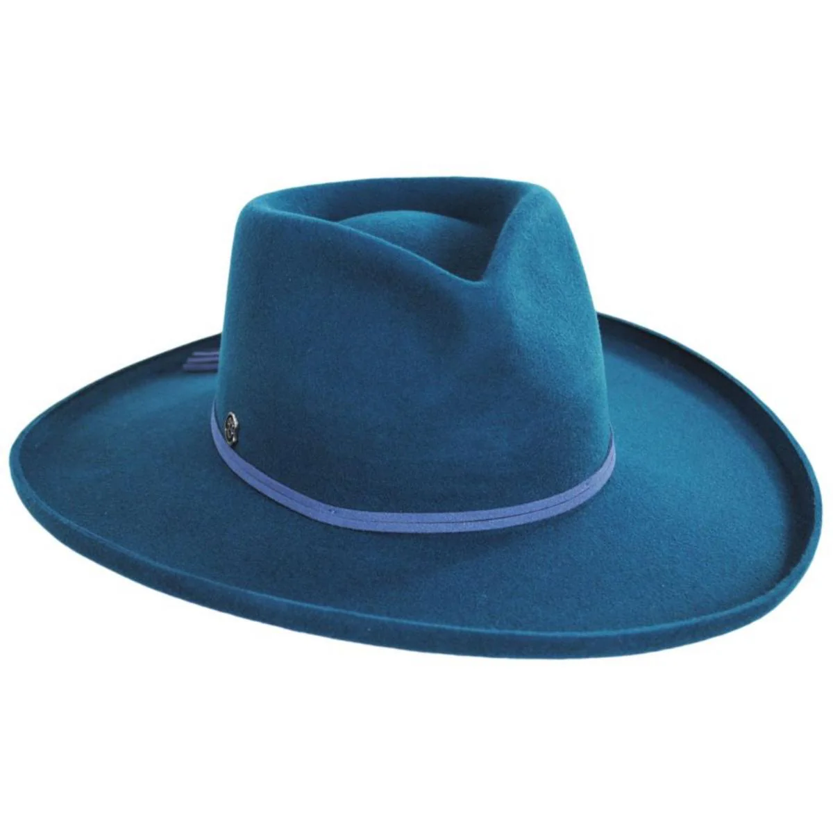 V.C. Revel Heart Wool Felt Rancher Fedora Hat - Image 5