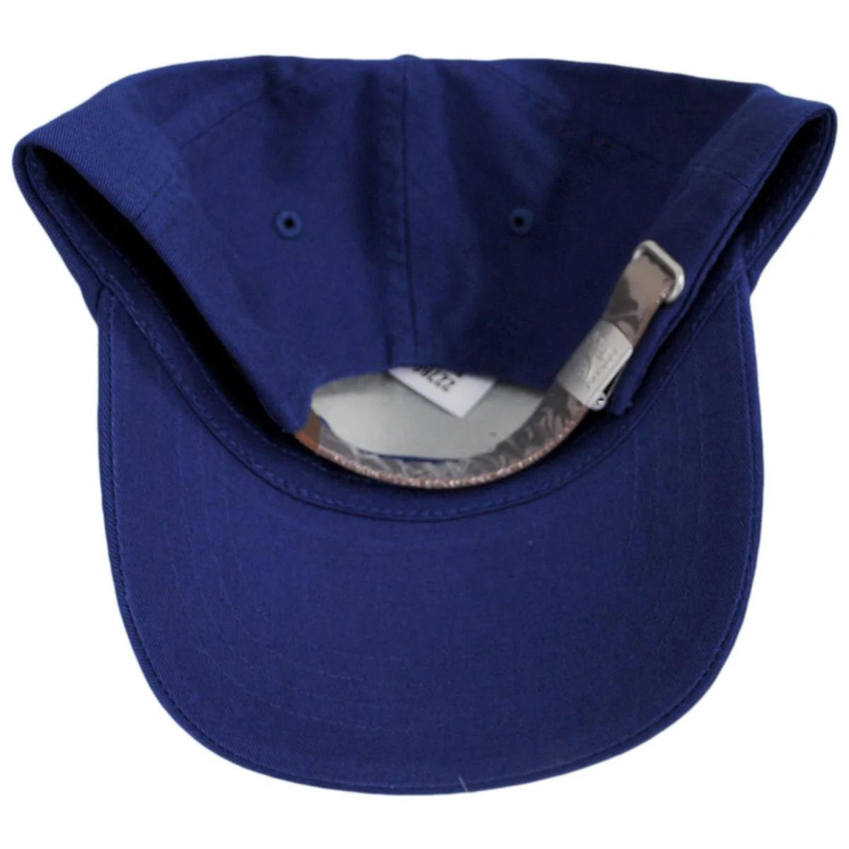 Washed Cotton Strapback Baseball Cap Dad Hat - Starry Blue - Image 4