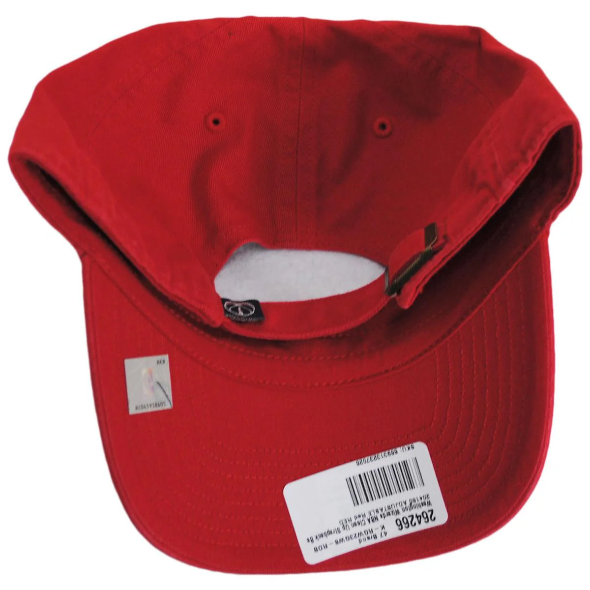 Washington Wizards NBA Clean Up Strapback Baseball Cap Dad Hat - Image 6