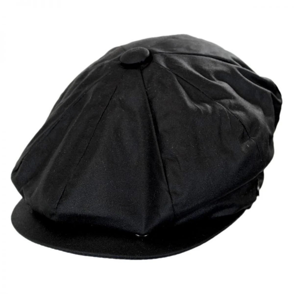 Waxed Cotton Newsboy Cap