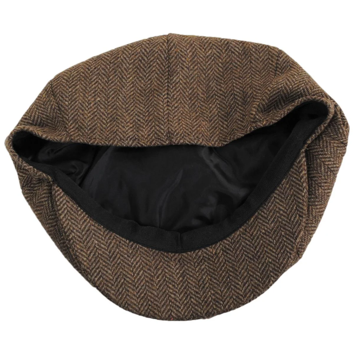 Wholesale Bird Rock Herringbone Wool Blend Newsboy Cap B2B Pre-Pack - Image 8