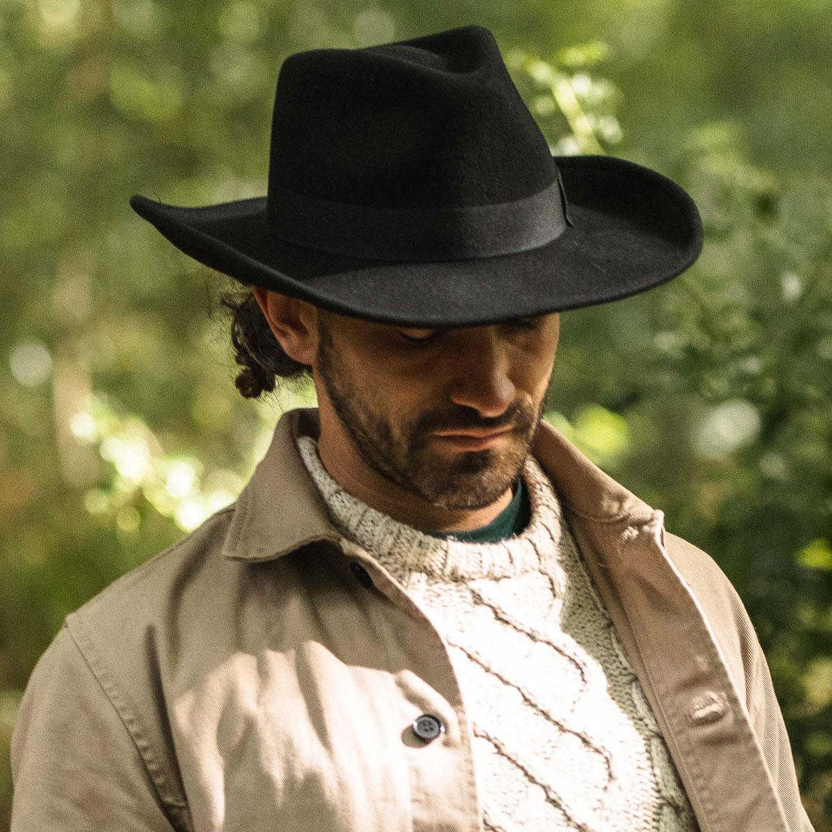Wholesale Colorado Ultra Wide Brim Wool Felt Fedora Hat B2B Pre-Pack - Image 2