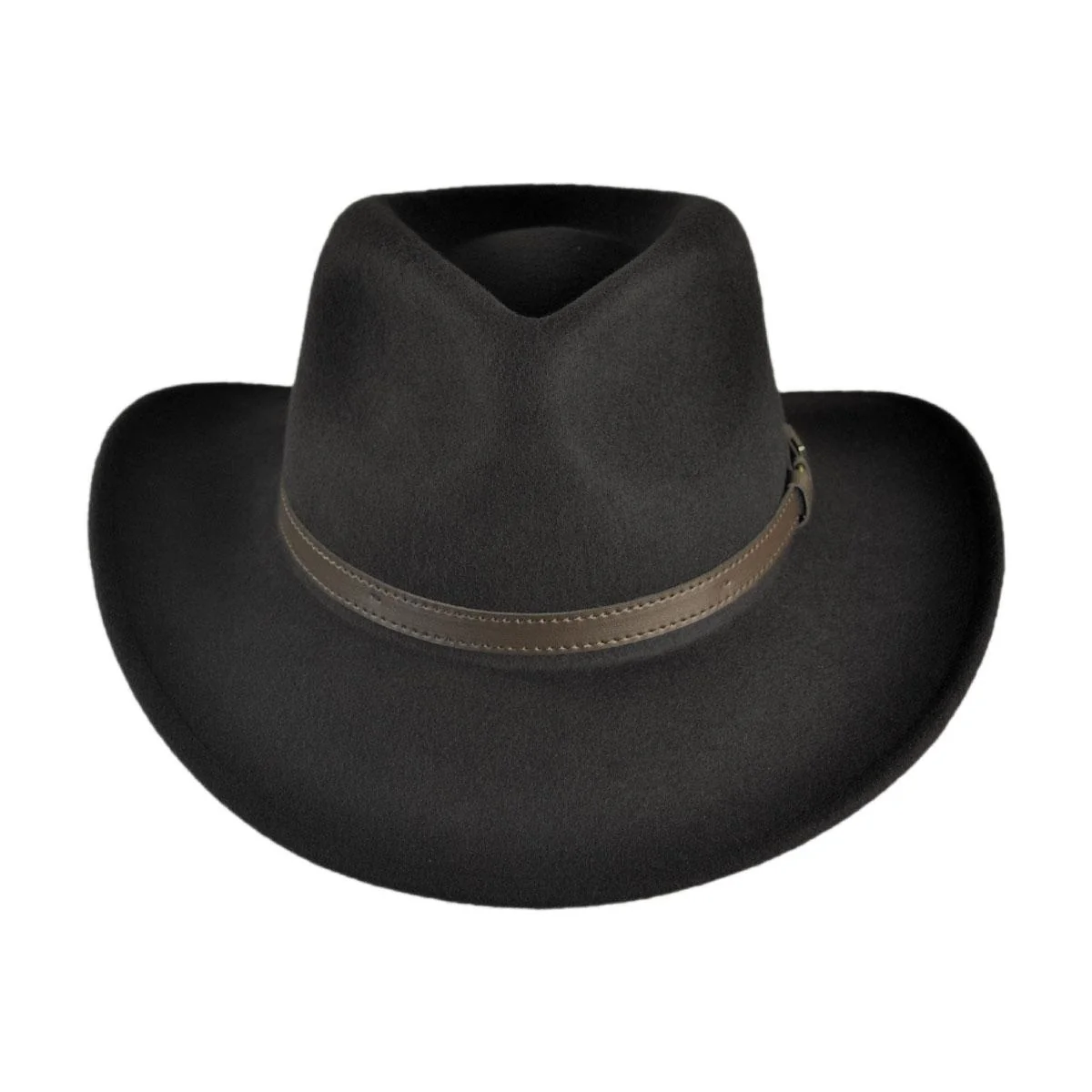 Wholesale Crushable Wool Felt Outback Hat B2B Pre-Pack - Image 4