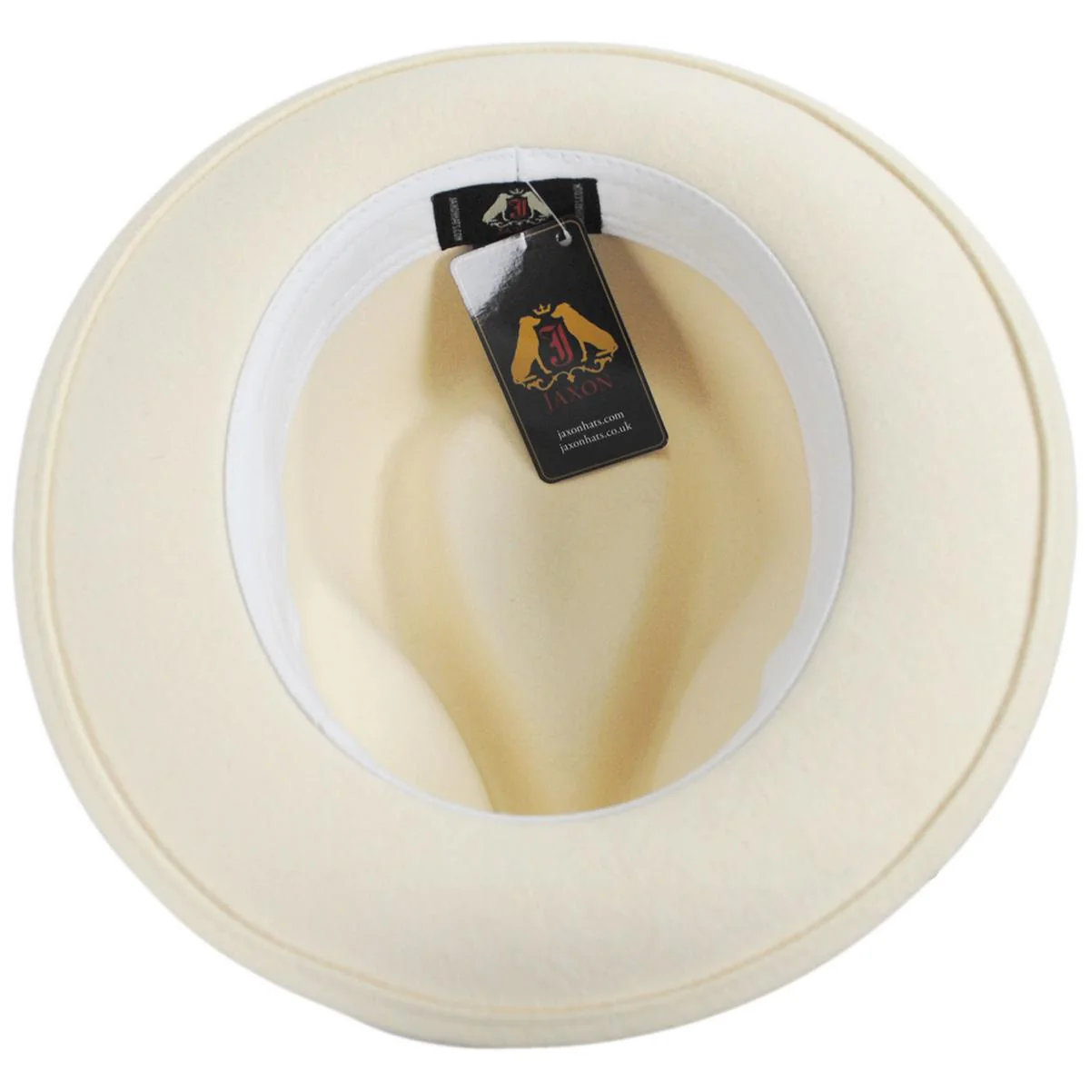 Wholesale Pachuco Crushable Wool Felt Fedora Hat - Cream B2B Pre-Pack - Image 6