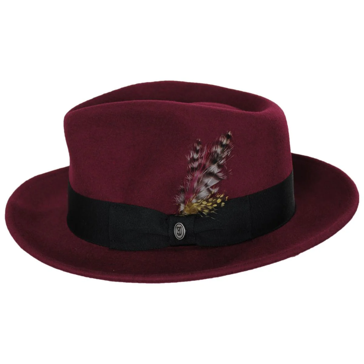Wholesale Pachuco Crushable Wool Felt Fedora Hat - Wine B2B Pre-Pack - Image 4