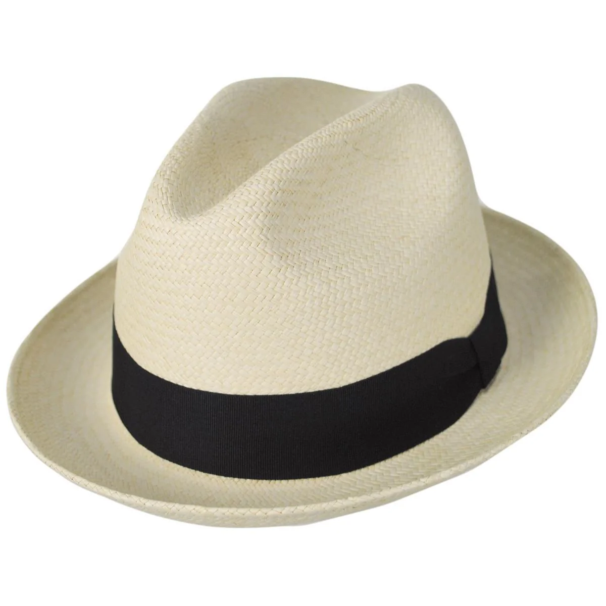 Wholesale Panama Straw Trilby Fedora Hat B2B Pre-Pack - Image 5