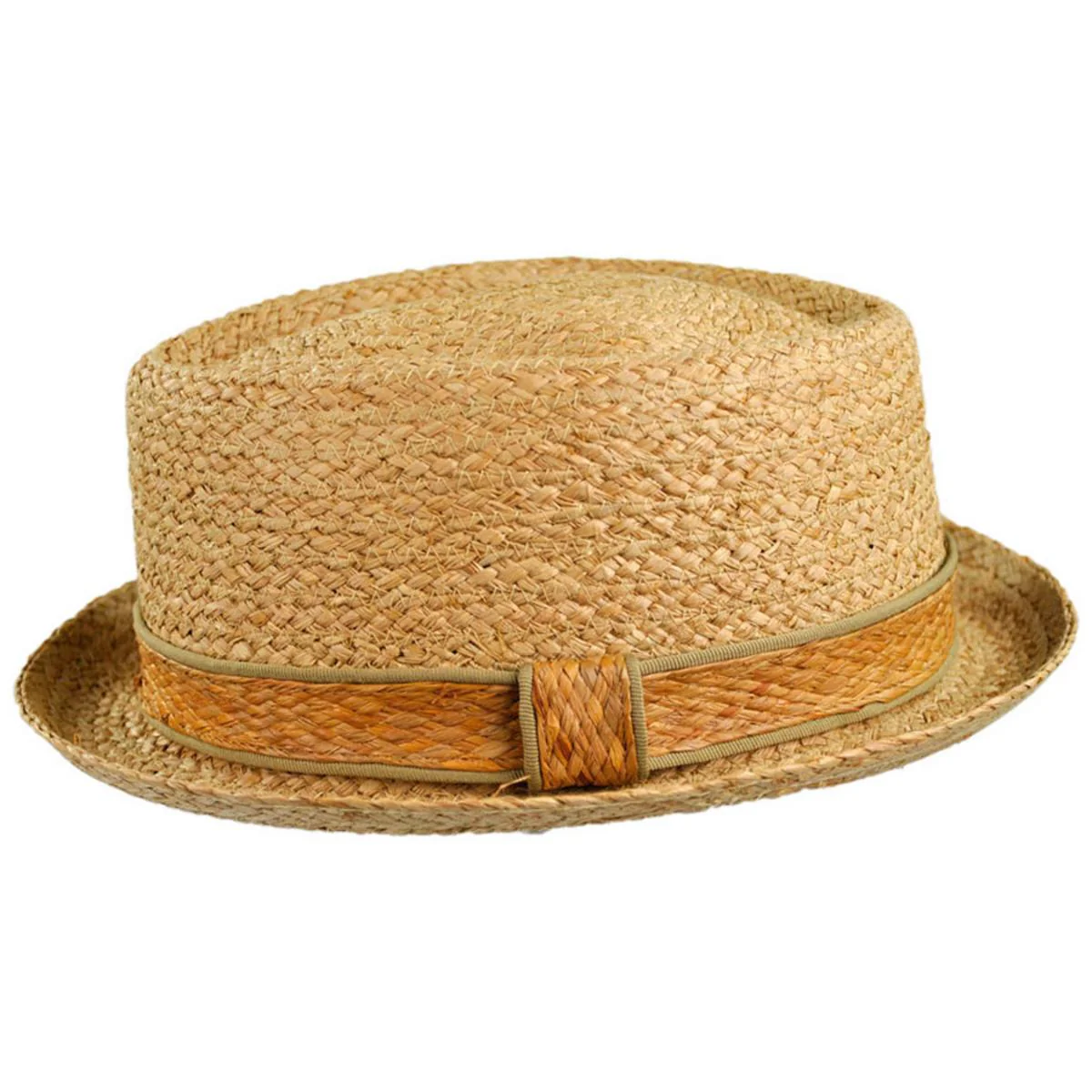 Wholesale Raffia Straw Diamond Crown Fedora Hat B2B Pre-Pack - Image 5