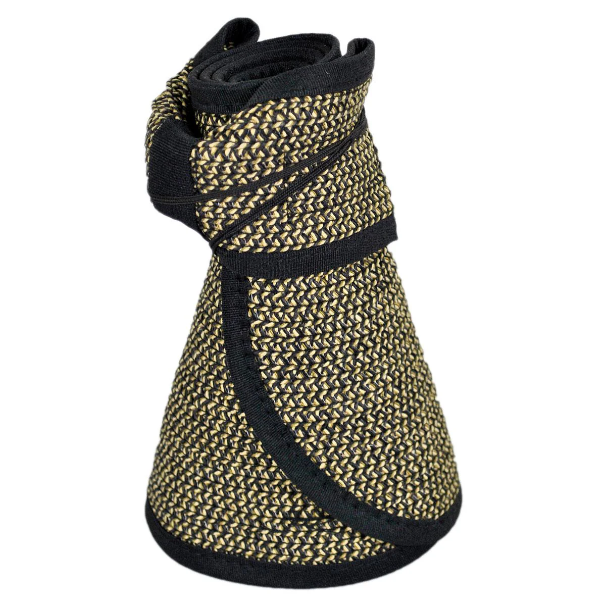 Wholesale Roll Toyo Straw Braid Visor B2B Pre-Pack - Image 3
