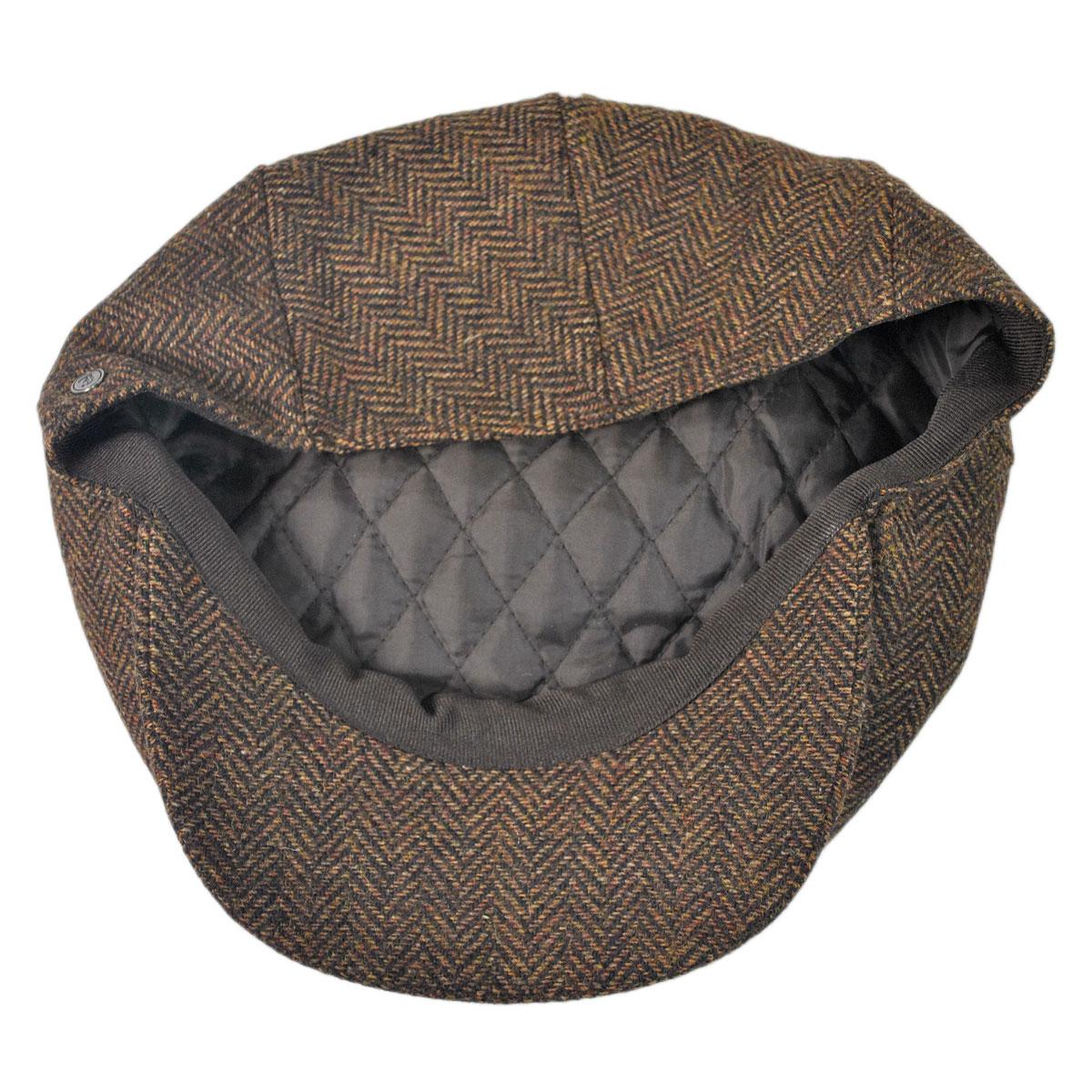 Wholesale Square Bill Herringbone Wool Ivy Cap B2B Pre-Pack - Image 8