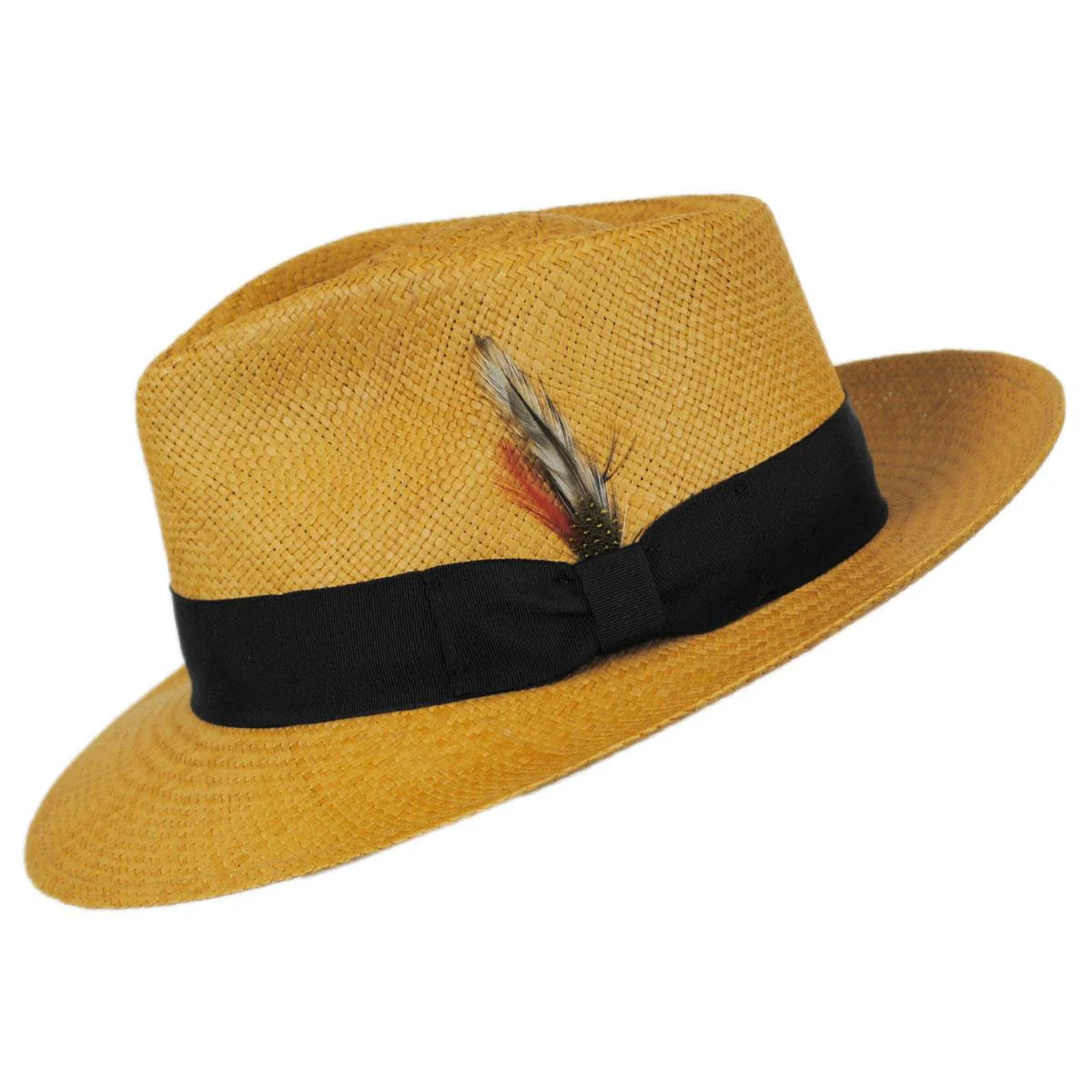 Wholesale Stain Repellent Panama Straw C-Crown Fedora Hat B2B Pre-Pack - Image 7