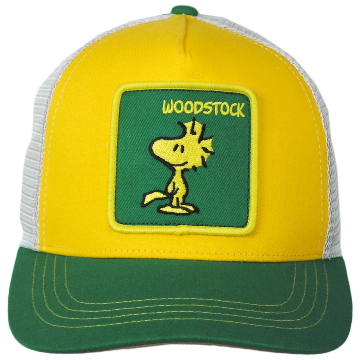 Woodstock Mesh Trucker Snapback Baseball Cap - Image 3