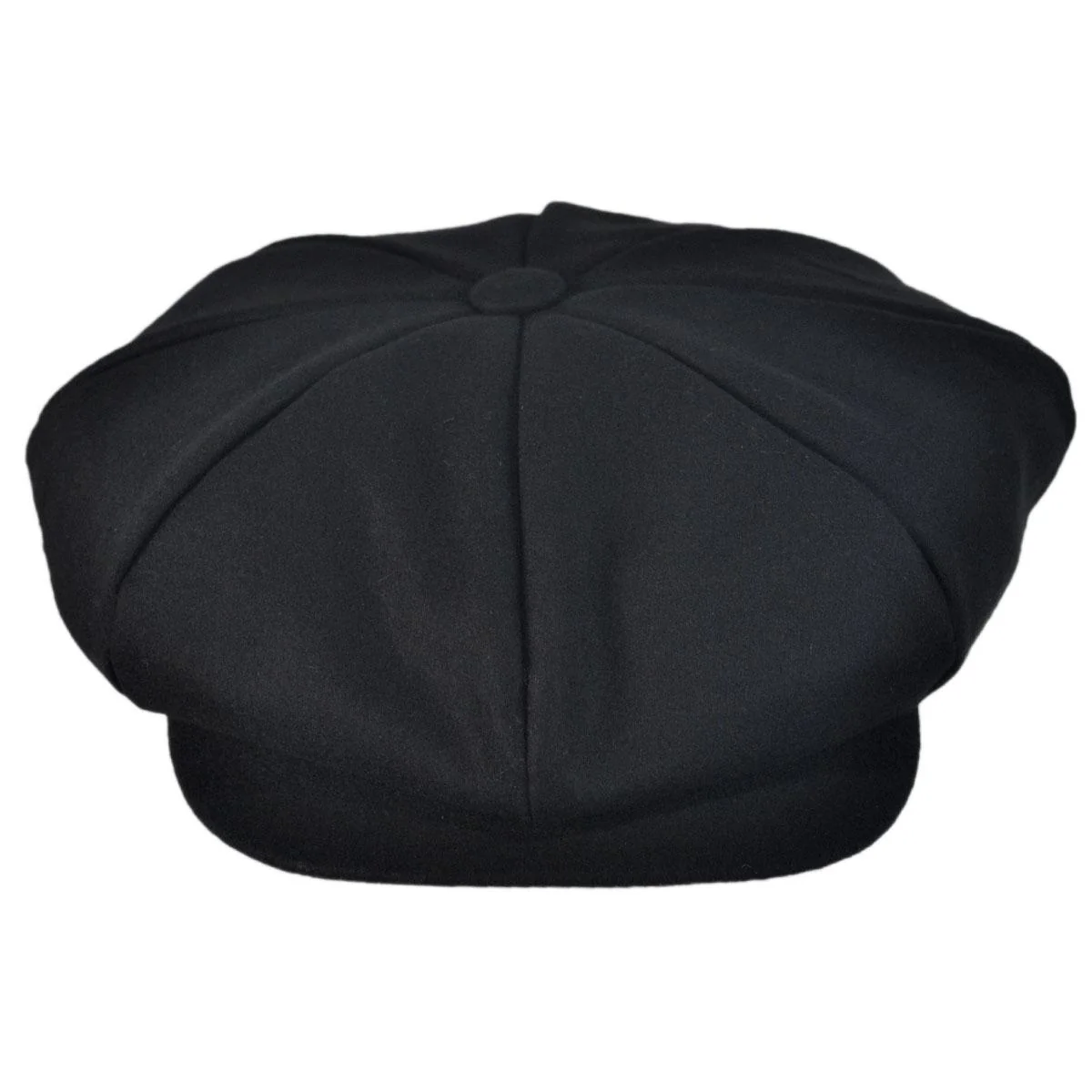 Wool Blend Solid Big Apple Cap - Image 3