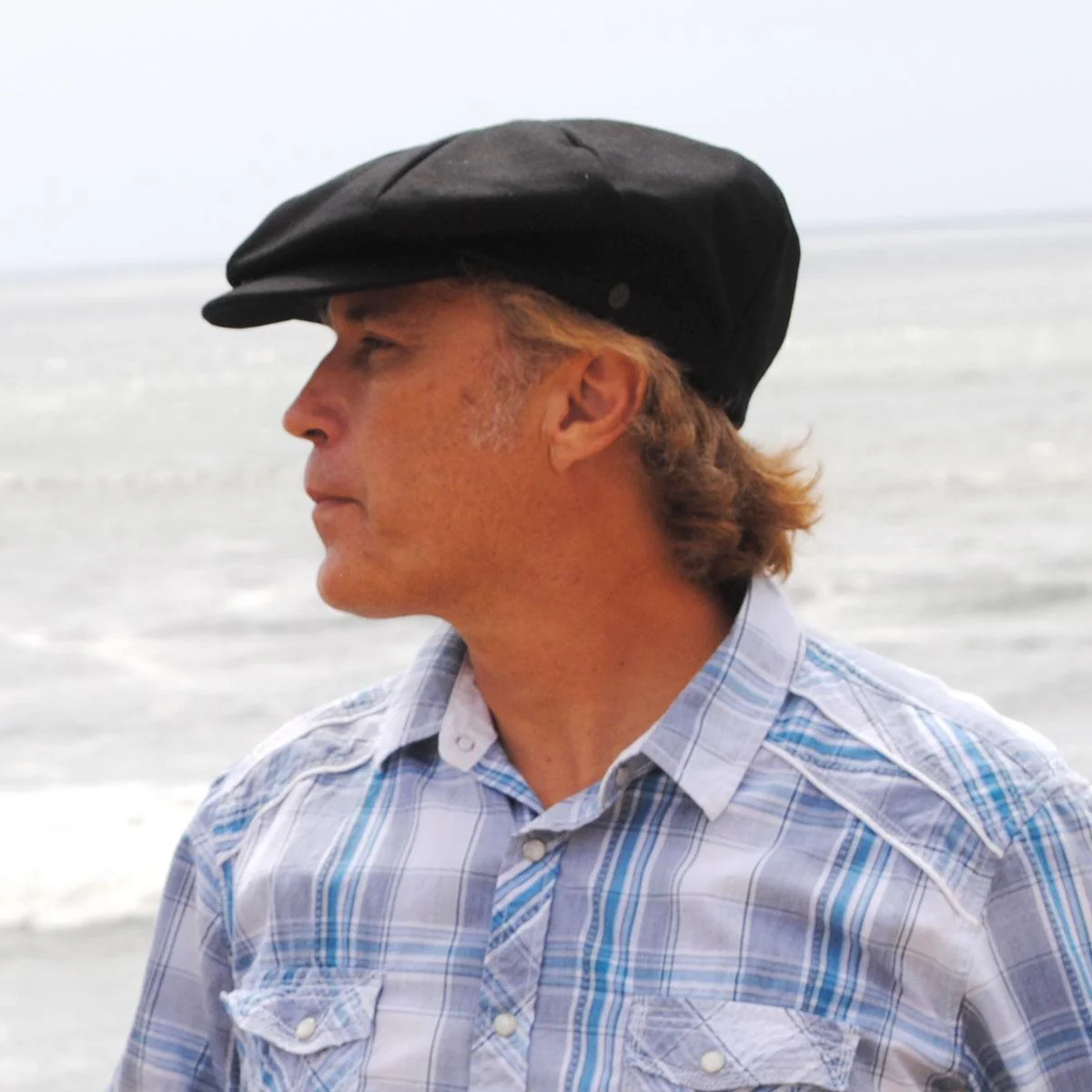 Wool Blend Solid Big Apple Cap - Image 6