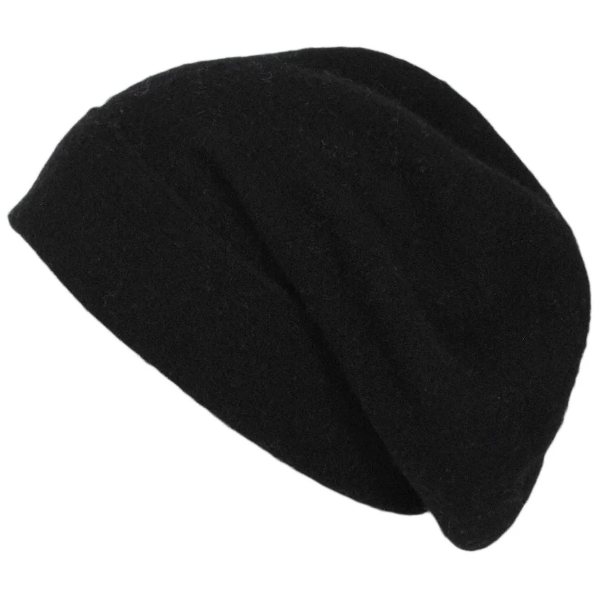 Wool Slouchy Beanie Hat - Image 3